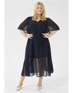 Повседневное платье KCEVI LONGI, темно-синий Kaffe curve