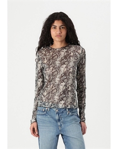 Топ с длинными рукавами OBJMONTANA, белый Object