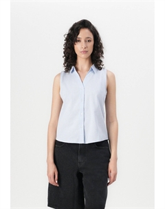 Блузка на пуговицах MIO SHIRT, синий Jdy