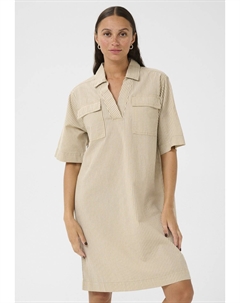 Платье-рубашка KANAYA STRIPED, бежевый Kaffe