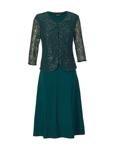 Коктейльное платье, изумрудный Goldner