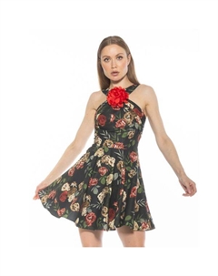 Женское платье Alexi с запахом и расклешенной юбкой, украшенное 3D-цветами, цвет bold floral Alexia admor