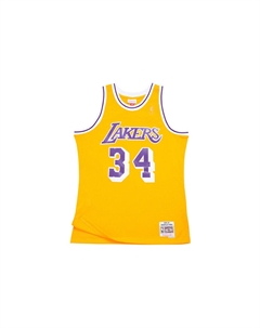 Майка Los Angeles Lakers домашняя 1996-97 Shaquille O'Neal Swingman Mitchell & Ness Mitchell ness