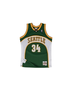 Майка баскетбольная Mitchell & Ness X NBA Seattle Supersonics 2006 Ray Allen Swingman зеленая Mitchell ness