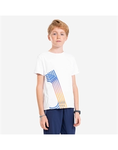 DRY+ детская дышащая футболка для бега - белый Kiprun