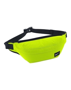 Нейлоновая поясная сумка на пояс унисекс неоново-желтая Nike