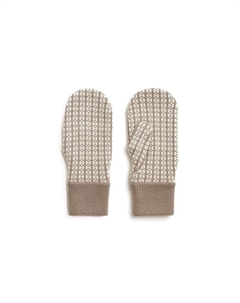 HERMES Вязаные перчатки унисекс разноцветные, Beige Hermès