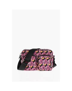 Сумка через плечо из нейлона с монограммой и внешними карманами, мультиколор Dsquared2