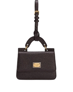 Фактурный мини-кошелек, черный Dolce&gabbana