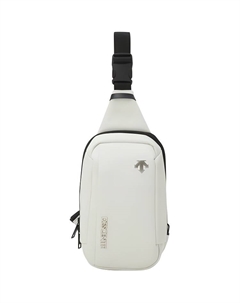 Сумка через плечо для активного отдыха из нейлона белая унисекс, White Descente