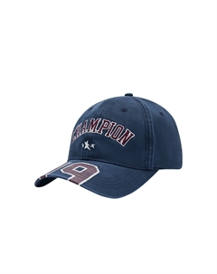 Хлопковая бейсболка унисекс темно-синяя, Navy Blue Champion