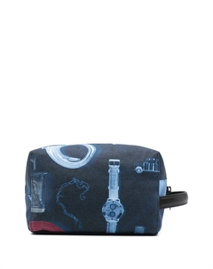 Несессер с принтом X-Ray, синий Paul smith