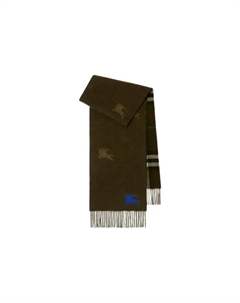 Клетчатый двусторонний шарф, Brown Burberry