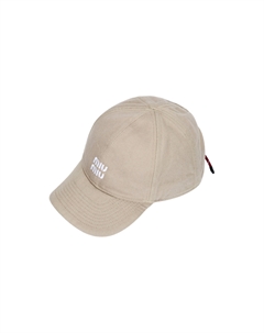 Джиновая бейсболка, Beige Miu miu