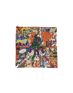 HERMES Шелковый шарф оранжевый Women's Orange, Orange Hermès