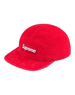Вельветовая кепка кемп, Red Supreme