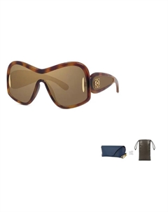 Квадратные солнцезащитные очки с маской, Brown Loewe