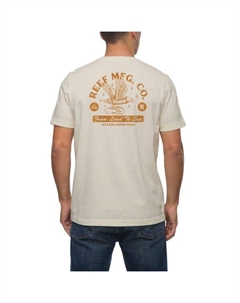 Мужская футболка с принтом, бежевый Reef
