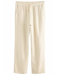 Брюки REGULAR FIT - TEXTURED ELASTICATED WAIST, белый Next