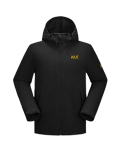 Ветровка мужская, Black/6000 Jack wolfskin