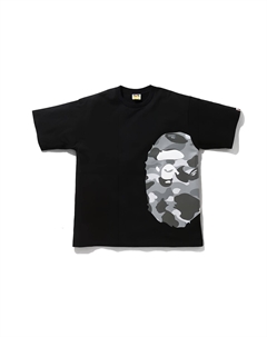 Футболка Bape Color Camo Side Big Ape Head Relaxed Tee, бело-серая A bathing ape®