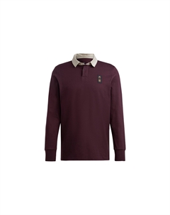 Футболка поло мужская тёмного красно-фиолетового цвета Adidas