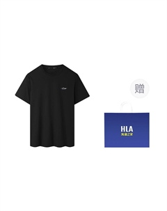 Футболка мужская, средне-синяя 4D Hla