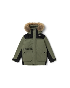 Пуховик мужской, черный-990 Kappa