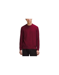 Текстурированный вязаный свитер с круглым вырезом Lululeman, смешанный черный/HBLK Lululemon