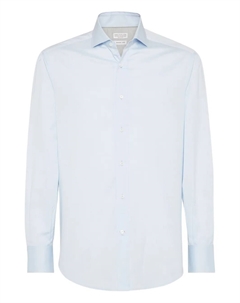 Рубашка на пуговицах, синий Brunello cucinelli