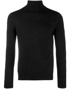 Джемпер с высоким воротником, черный Sandro
