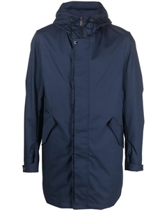 Парка на молнии с капюшоном, синий Moorer