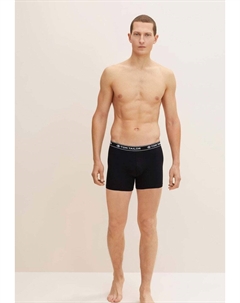 Брюки-кюлоты IM DREIERPACK MIT WEBBUND, черный Tom tailor