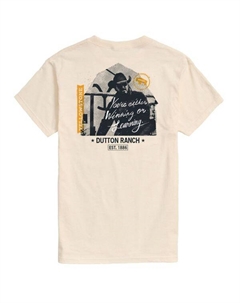 Мужская футболка Yellowstone Rip с принтом "Победа или урок", бежевый Licensed character