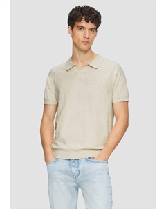 Рубашка поло MIT MUSTER, кремовый S.oliver