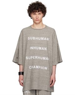Футболка Tommy в стиле Champion Edition, серый Rick owens