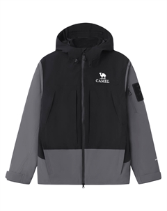 Ветровка для любой погоды мужская, Фантом Блэк/Тёмно-серый Camel
