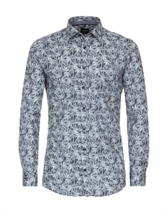 Деловая рубашка "Деловая рубашка принт", синий Venti