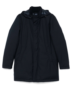 Длинный пуховик, синий Herno