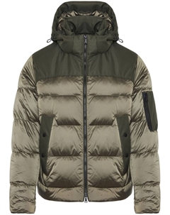 Пуховик с капюшоном, зеленый Paul & shark