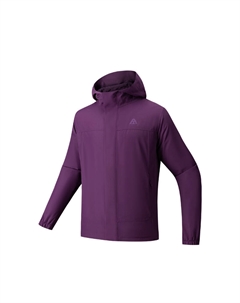 Ветровка мужская с капюшоном водонепроницаемая и ветрозащитная, Purple Sand Color-2 Anta