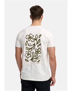 Футболка с принтом INASBJORN, кремовый Indicode jeans