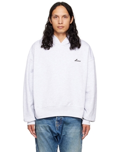 Серая худи с надписью Symbol We11done