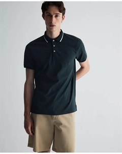 Поло структура биколор, темно-зеленый Сфера