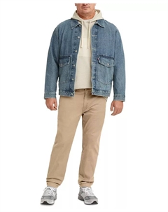 Мужские широкие укороченные брюки-чиносы Big & Tall XX Standard Tapered Fit, белый Levi's®