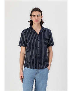 Рубашка STRIPED SHIRT, темно-синий Tom tailor