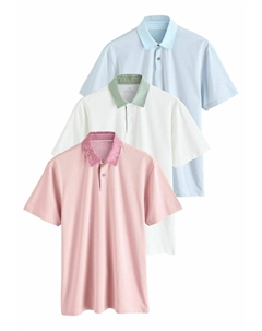 Рубашка поло THREE PACK, синий Next