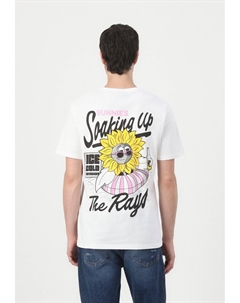 Футболка с принтом SUNNIES POOL BAR GRAPHIC, белый Lyle & scott