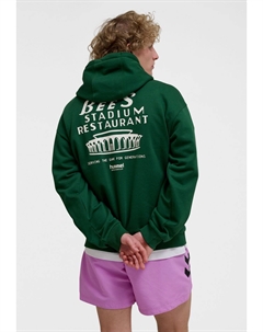 Толстовка с капюшоном LOOSE BEES STADIUM - Sweatshirt, зеленый Hummel