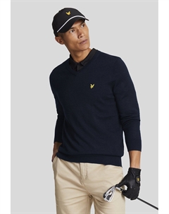 Джемпер V NECK, черный Lyle & scott